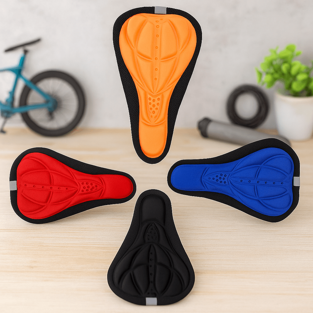 3D Gel Bike Seat Cushion Cover - Psychofits
