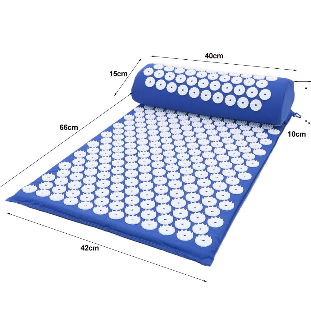 Acupressure Yoga Mat & Massage Cushion Set - Psychofits