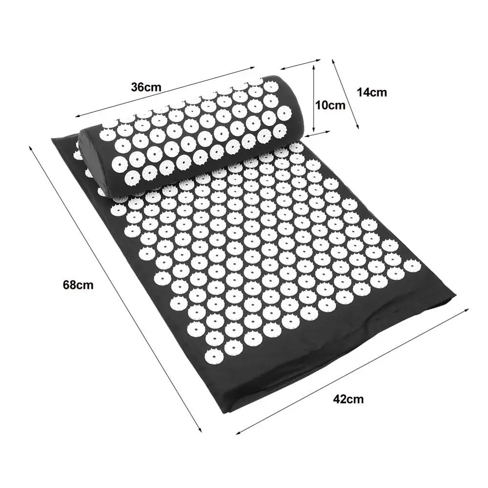 Acupressure Yoga Mat & Massage Cushion Set - Psychofits