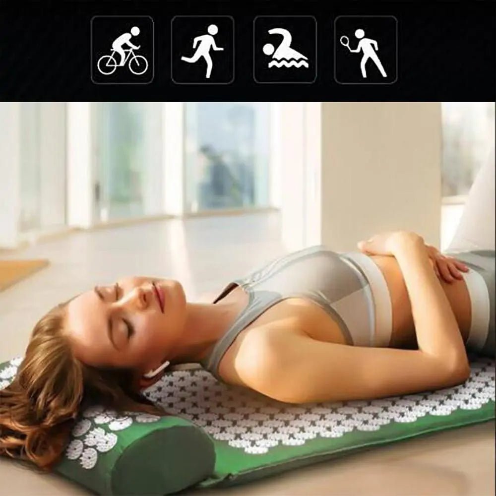 Acupressure Yoga Mat & Massage Cushion Set - Psychofits