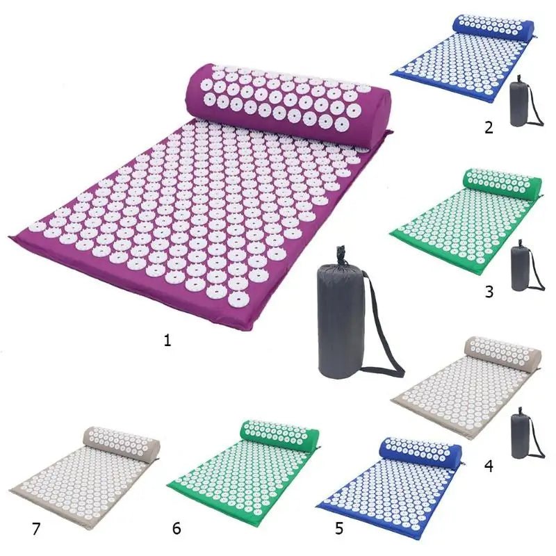 Acupressure Yoga Mat & Massage Cushion Set - Psychofits