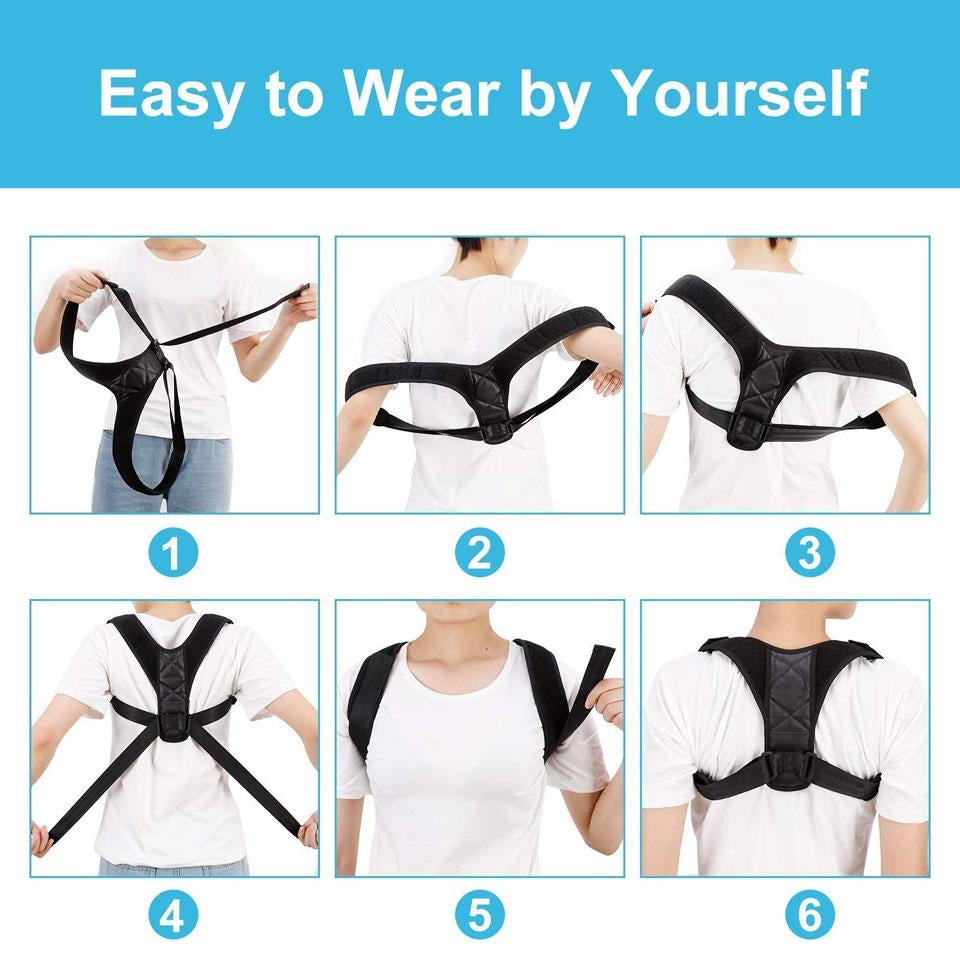Adjustable Back Posture Corrector Belt - Psychofits