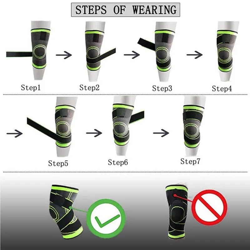 Adjustable Knee Compression Sleeves - Psychofits