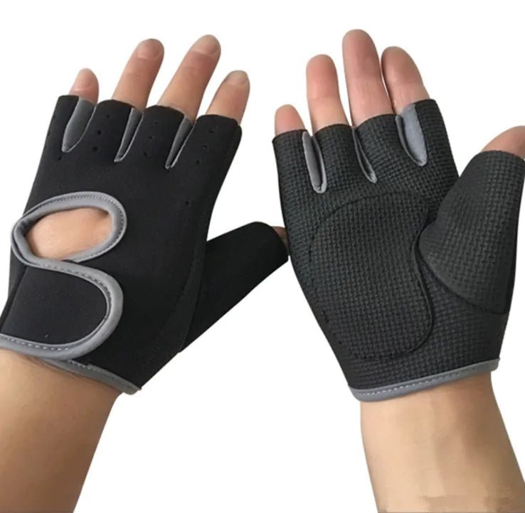 Anti-Slip Half Finger Gym Gloves - Psychofits