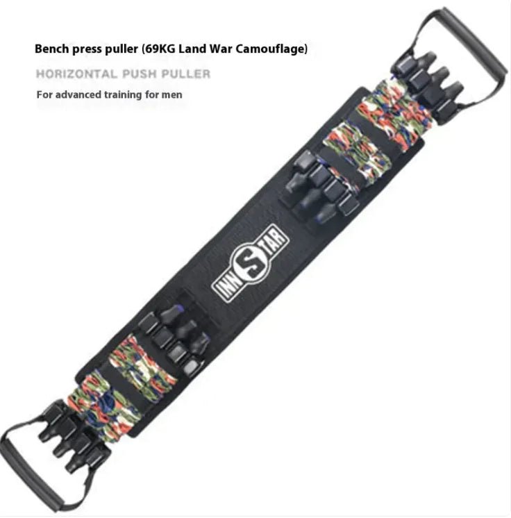 Camo Bench Press Band: 3-Level Resistance for Strength Training - Psychofits