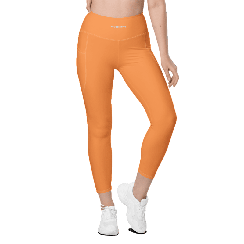 EcoMove™ High-Waist Leggings (Orange) - Psychofits