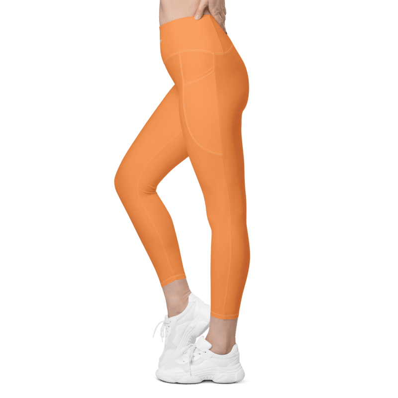 EcoMove™ High-Waist Leggings (Orange) - Psychofits