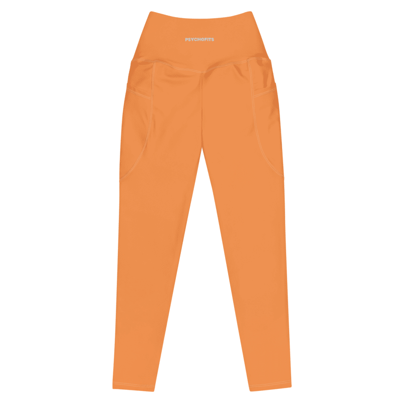 EcoMove™ High-Waist Leggings (Orange) - Psychofits