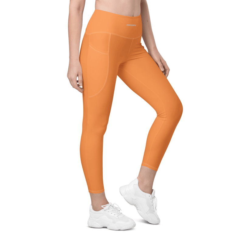 EcoMove™ High-Waist Leggings (Orange) - Psychofits