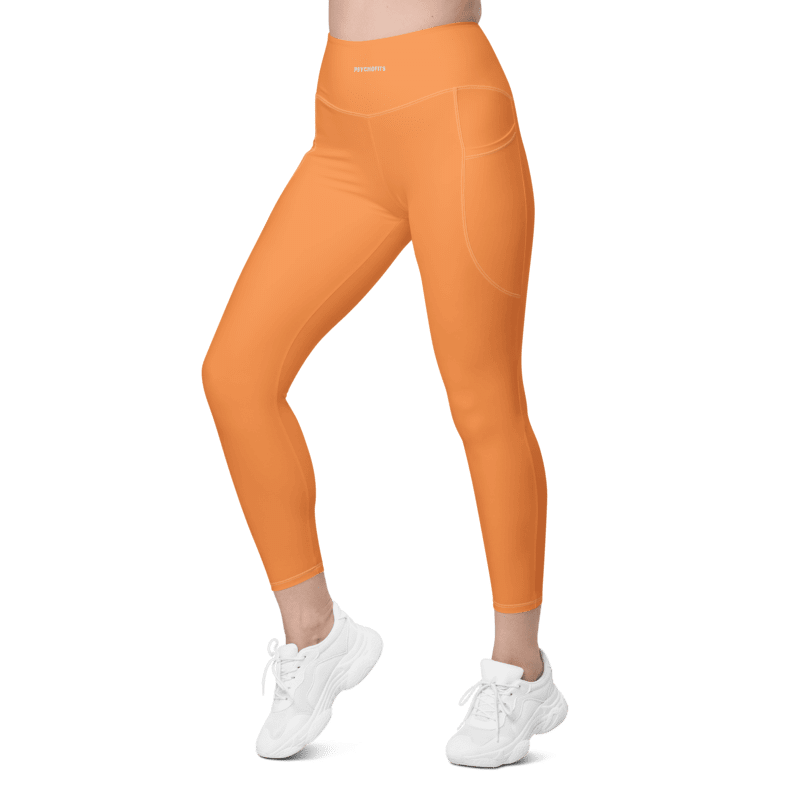 EcoMove™ High-Waist Leggings (Orange) - Psychofits