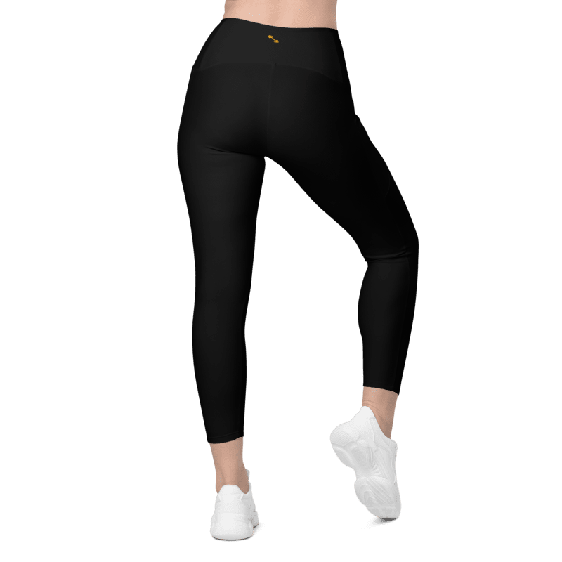 EcoMove™ High-Waist Leggings: Sustainable Support (Black) - Psychofits