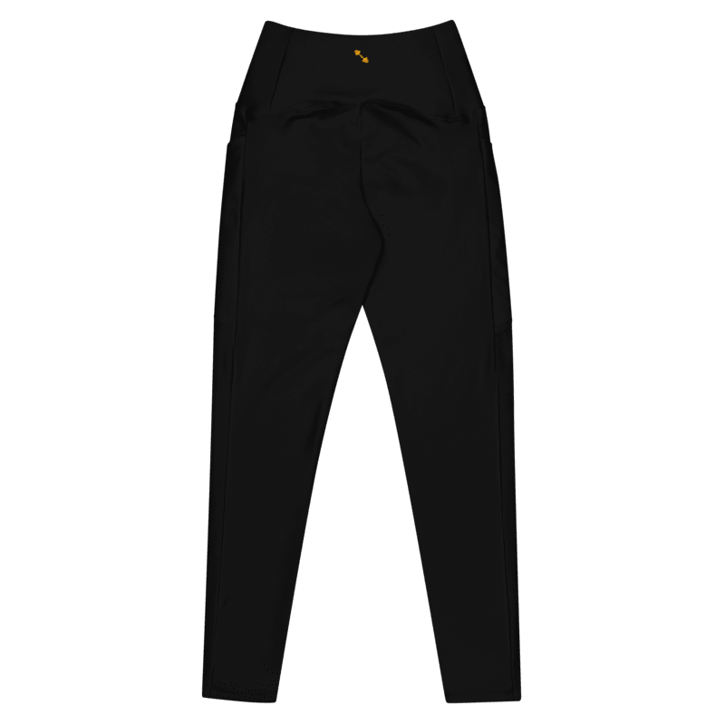 EcoMove™ High-Waist Leggings: Sustainable Support (Black) - Psychofits