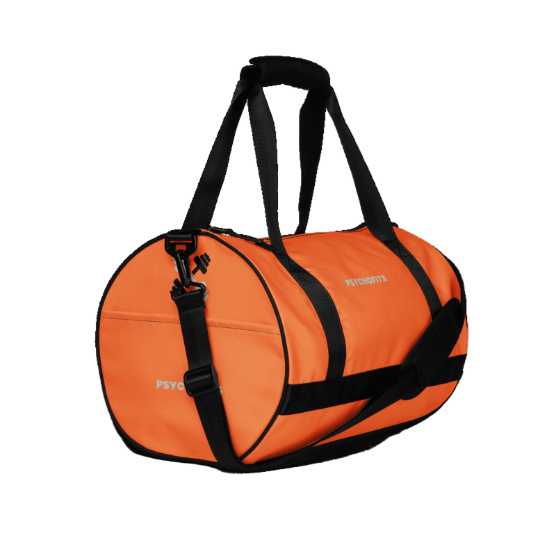 FitPack - Ultimate Gym Bag for All Your Workout Essentials (Orange) - Psychofits
