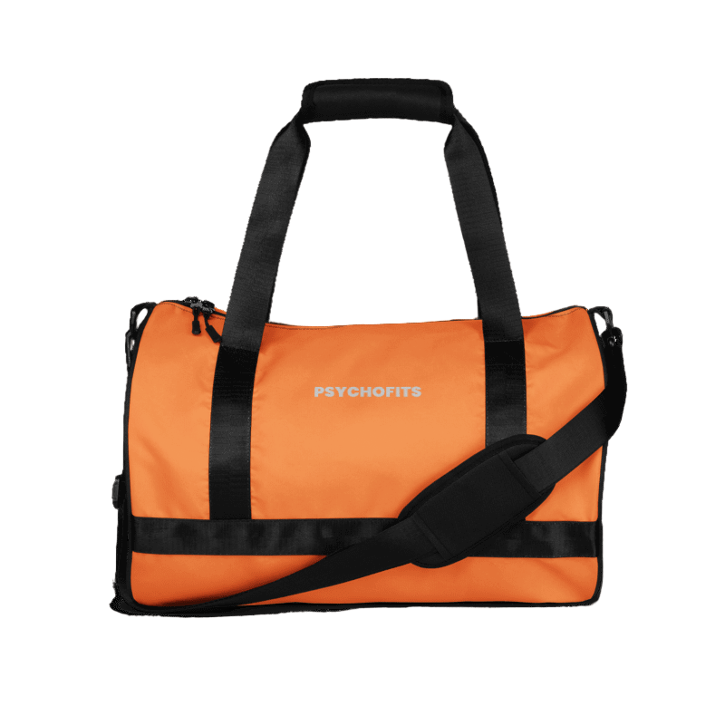 FitPack - Ultimate Gym Bag for All Your Workout Essentials (Orange) - Psychofits