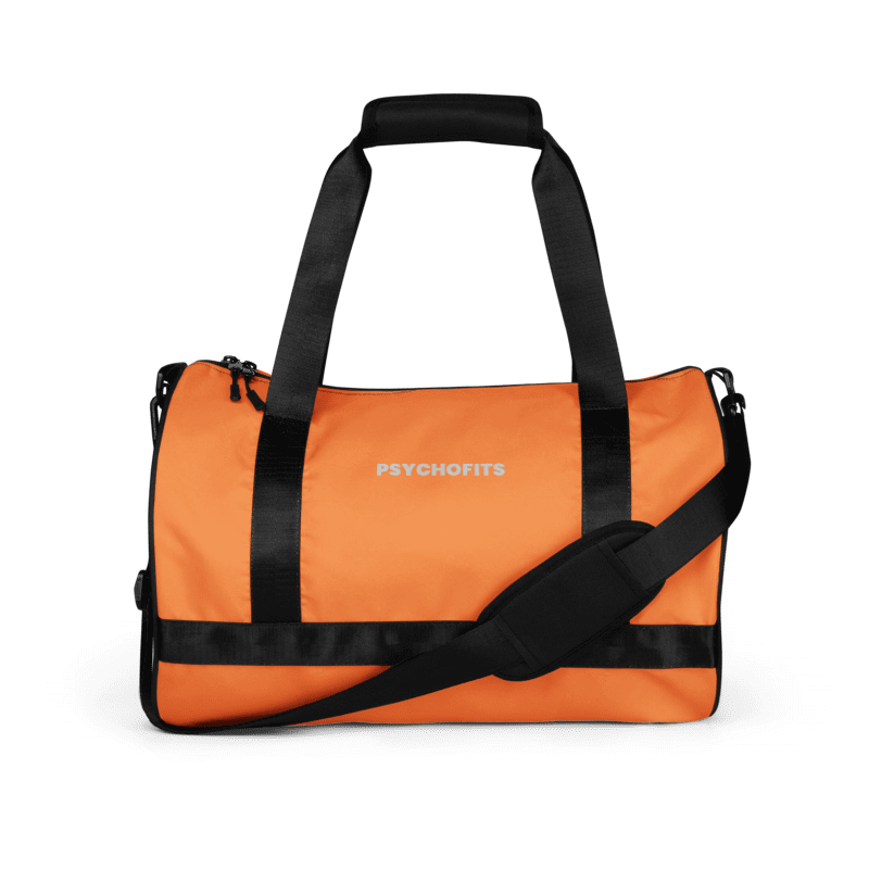 FitPack - Ultimate Gym Bag for All Your Workout Essentials (Orange) - Psychofits
