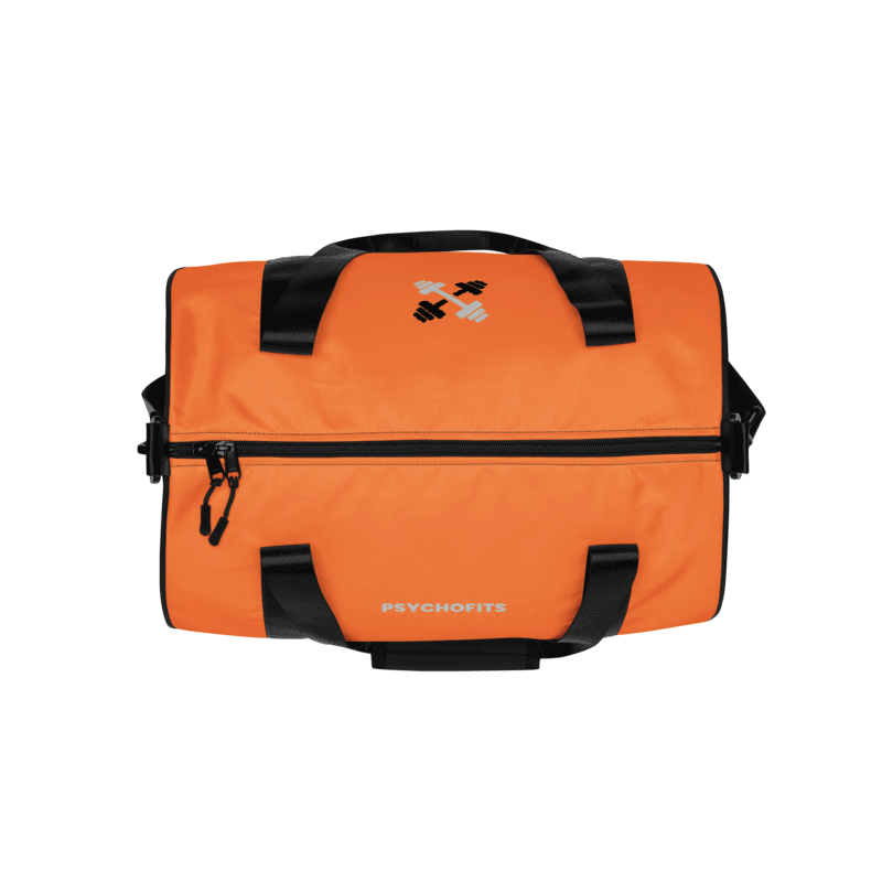 FitPack - Ultimate Gym Bag for All Your Workout Essentials (Orange) - Psychofits
