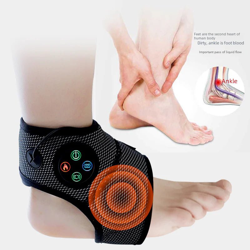 Heated Vibration Ankle Massager: Relief & Recovery Solution - Psychofits