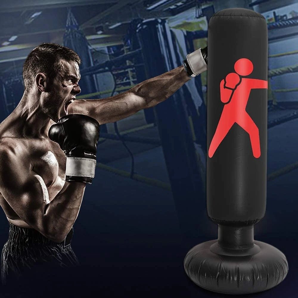 Eco-Friendly Inflatable Punching Bag for Stress Relief and Fitness - Psychofits