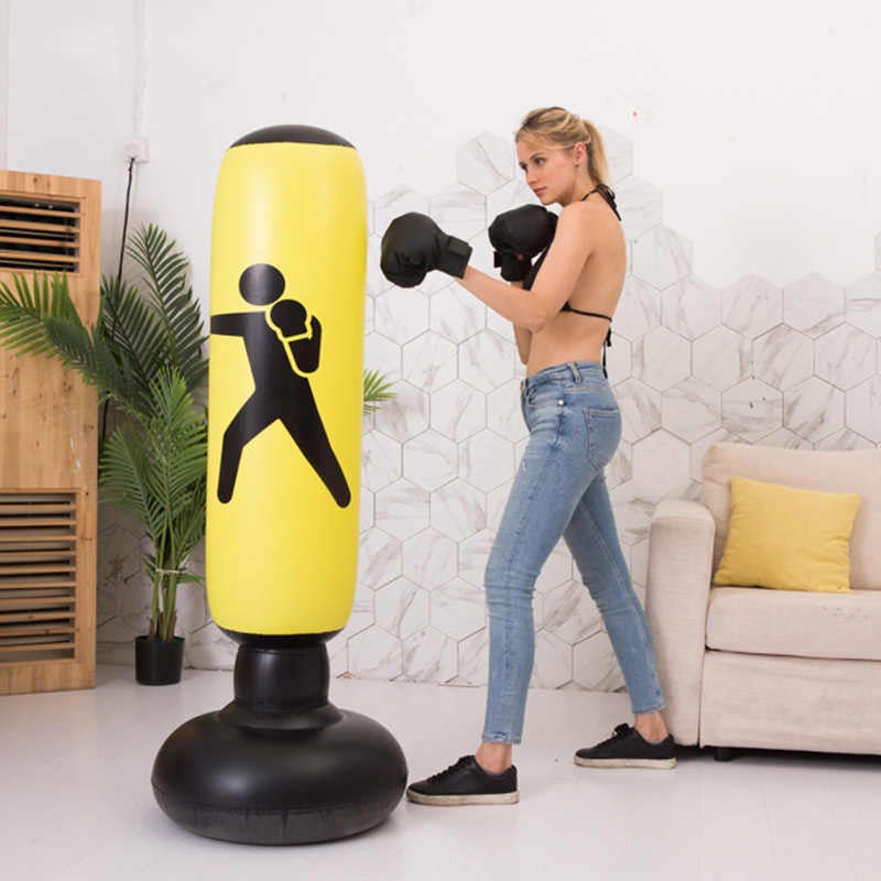 Eco-Friendly Inflatable Punching Bag for Stress Relief and Fitness - Psychofits