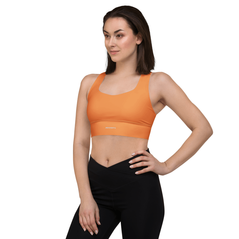 ProFit Playful Sports Bra (Orange) : Max Support for Active And workouts - Psychofits