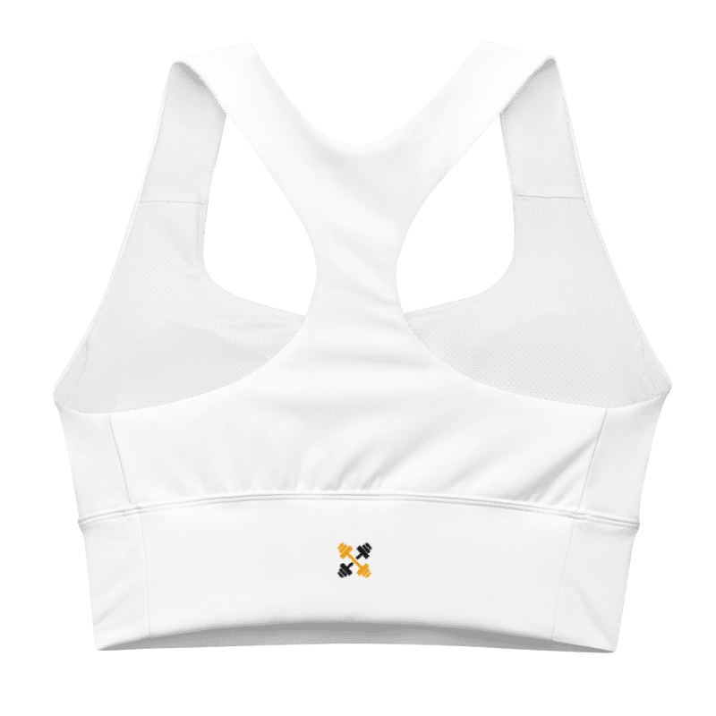 ProFit Playful Sports Bra (white) : Max Support for Active And workouts - Psychofits