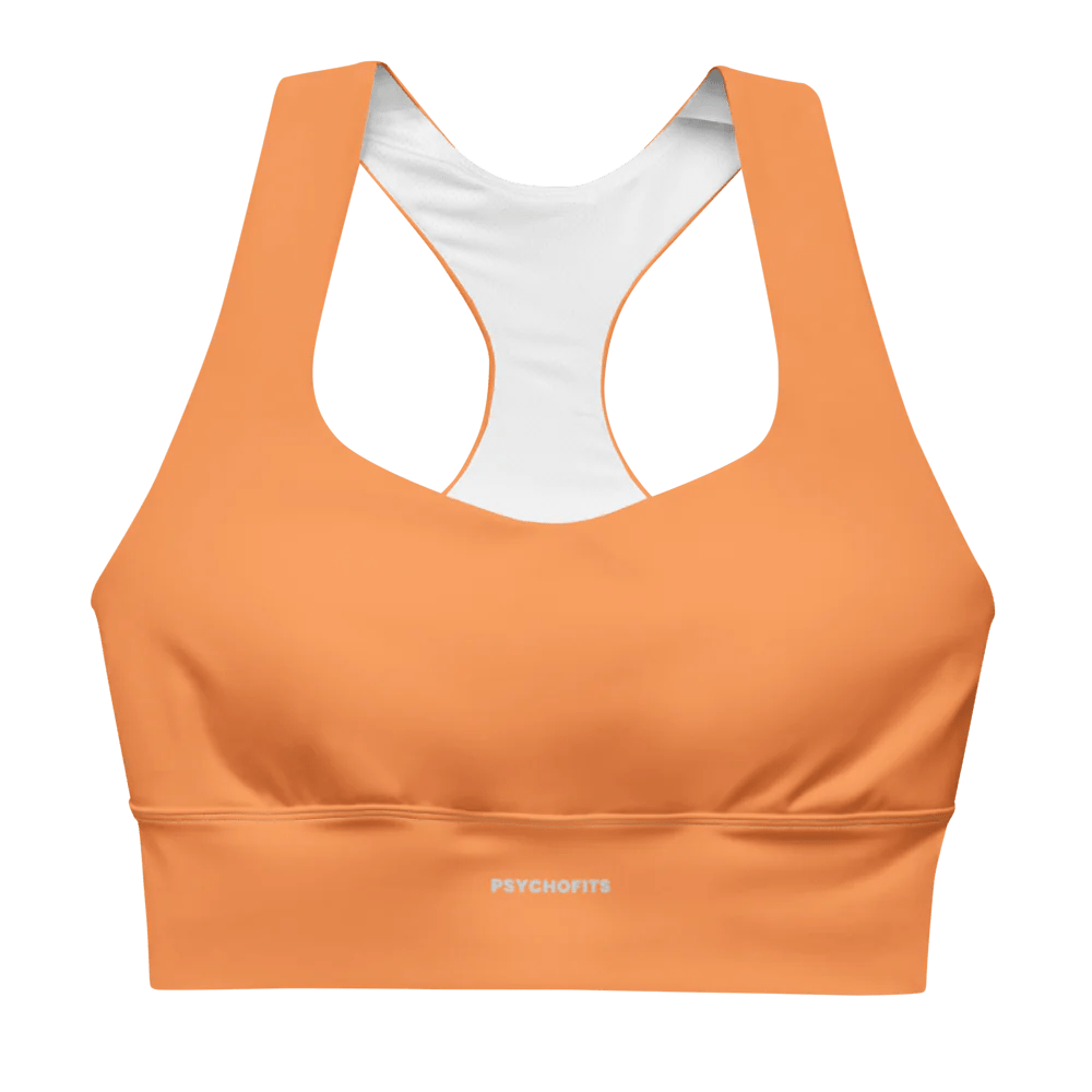 ProFit Playful Sports Bra (Orange) : Max Support for Active And workouts - Psychofits