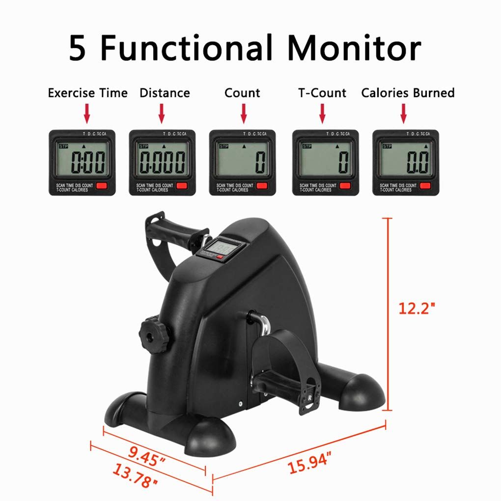 Mini LCD Indoor Cycle Pedal Exerciser - Psychofits