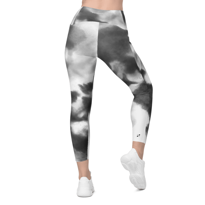 Pocketed Crossover Fitness Leggings - Psychofits