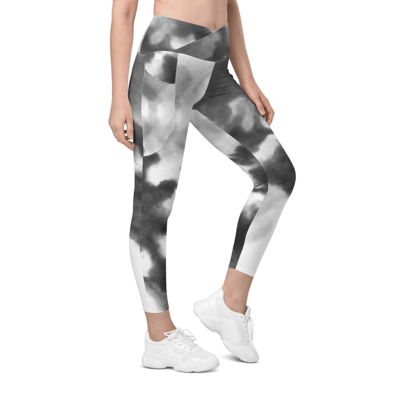 Pocketed Crossover Fitness Leggings - Psychofits