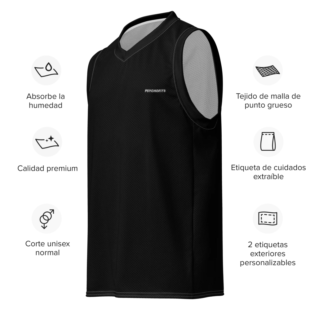 Elite Sports Jersey: For Peak Performance ( Black) - Psychofits
