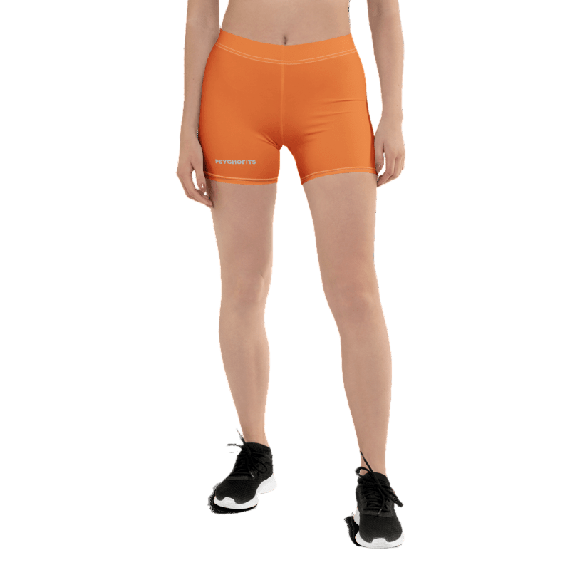Premium Athletic Shorts: (Orange) Light, Durable & Breathable - Psychofits
