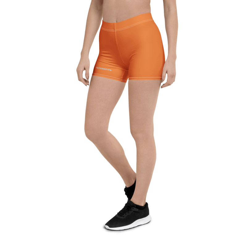 Premium Athletic Shorts: (Orange) Light, Durable & Breathable - Psychofits