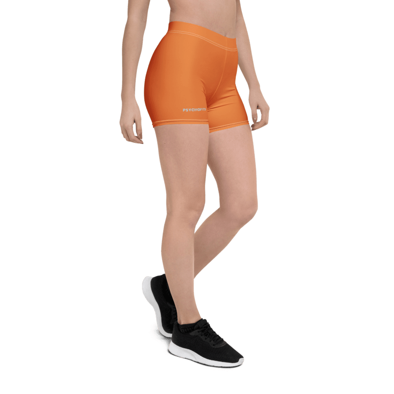 Premium Athletic Shorts: (Orange) Light, Durable & Breathable - Psychofits