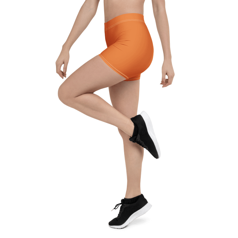 Premium Athletic Shorts: (Orange) Light, Durable & Breathable - Psychofits