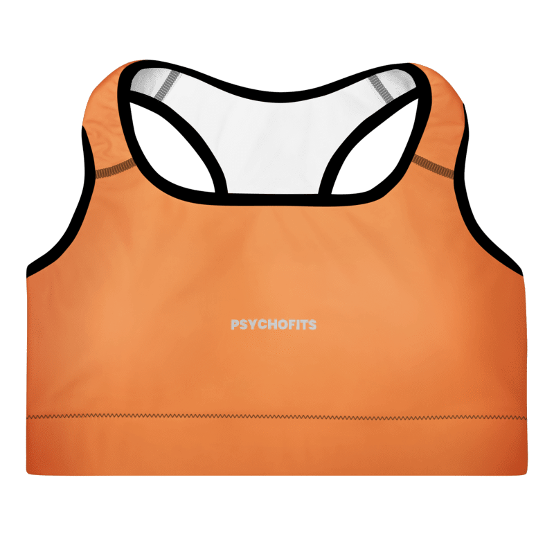 Ultimate Support Seamless Sports Bra (Orange) - Psychofits