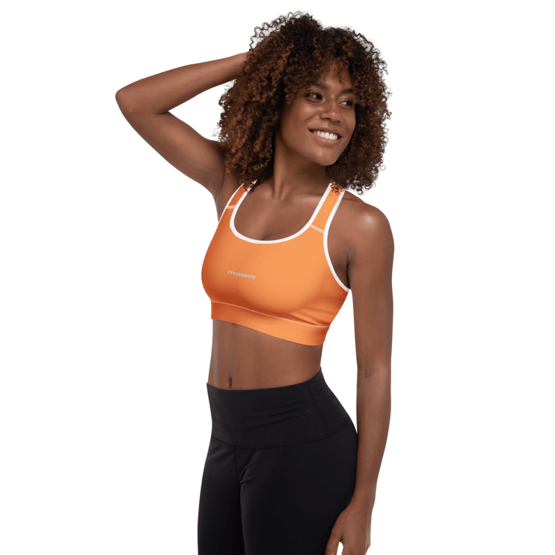 Ultimate Support Seamless Sports Bra (Orange) - Psychofits