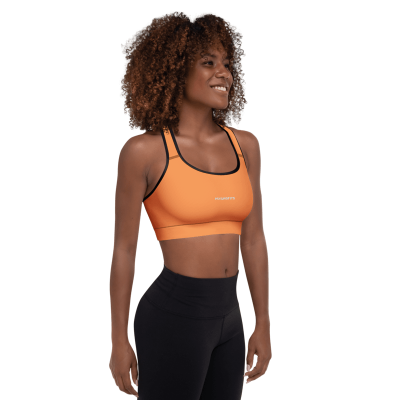 Ultimate Support Seamless Sports Bra (Orange) - Psychofits