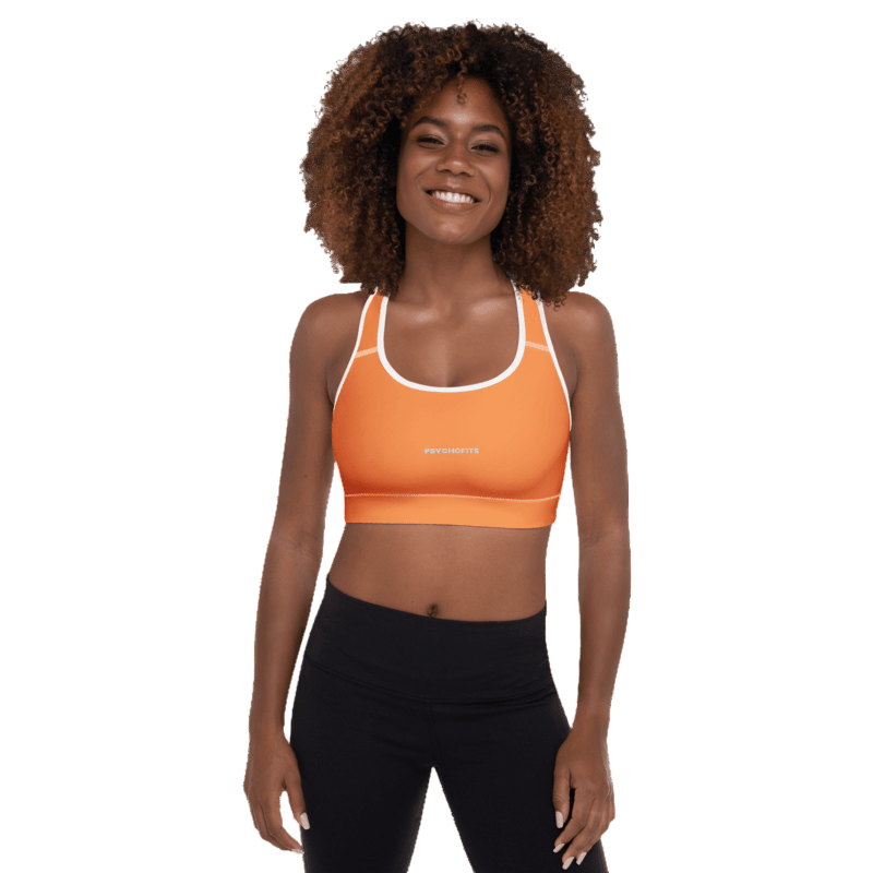 Ultimate Support Seamless Sports Bra (Orange) - Psychofits