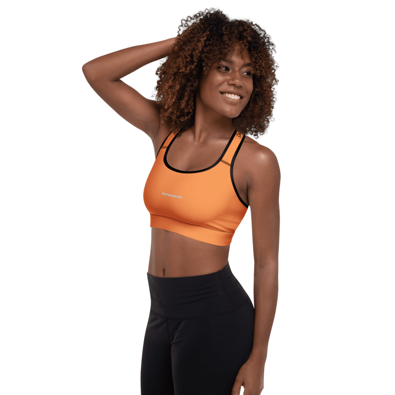 Ultimate Support Seamless Sports Bra (Orange) - Psychofits