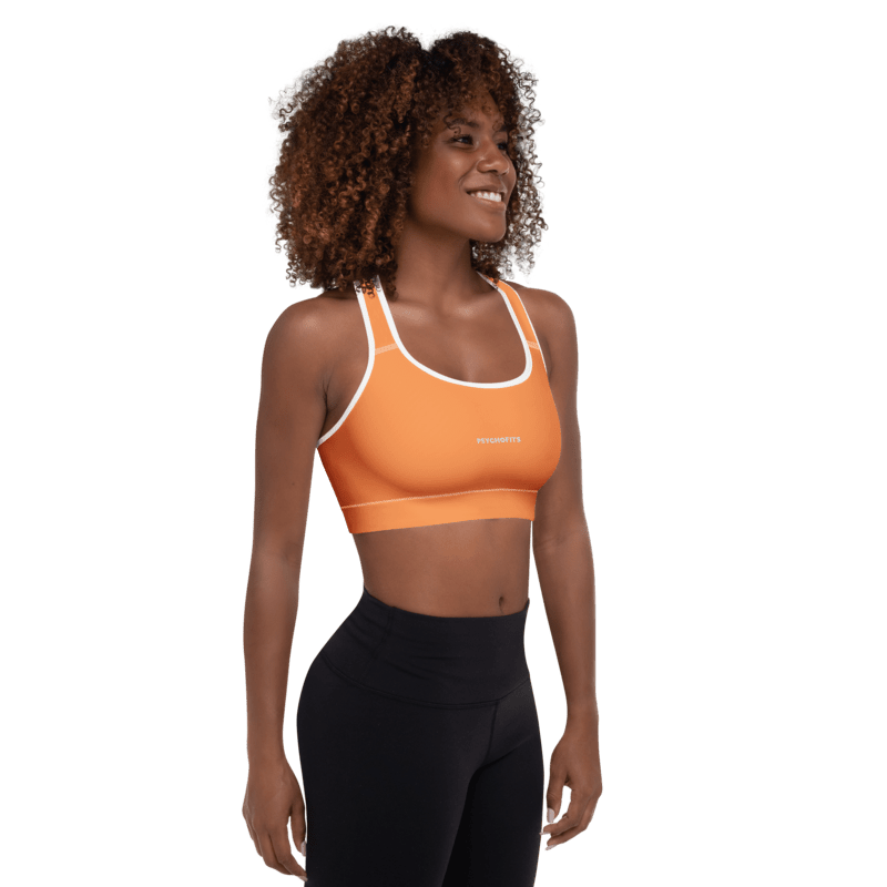 Ultimate Support Seamless Sports Bra (Orange) - Psychofits