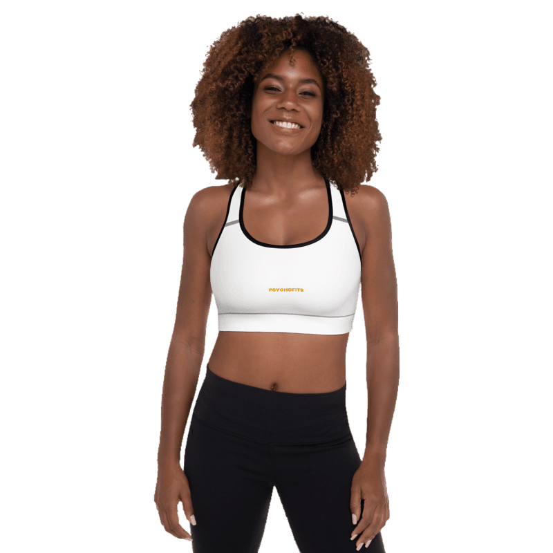 Ultimate Support Seamless Sports Bra (white) - Psychofits