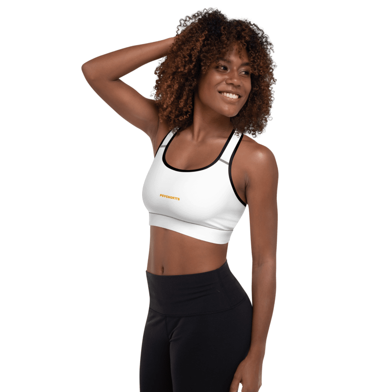 Ultimate Support Seamless Sports Bra (white) - Psychofits