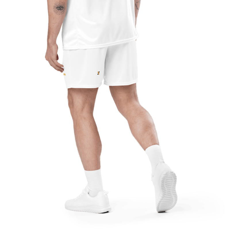 Quick Dry Mesh Shorts for All (white) - Psychofits