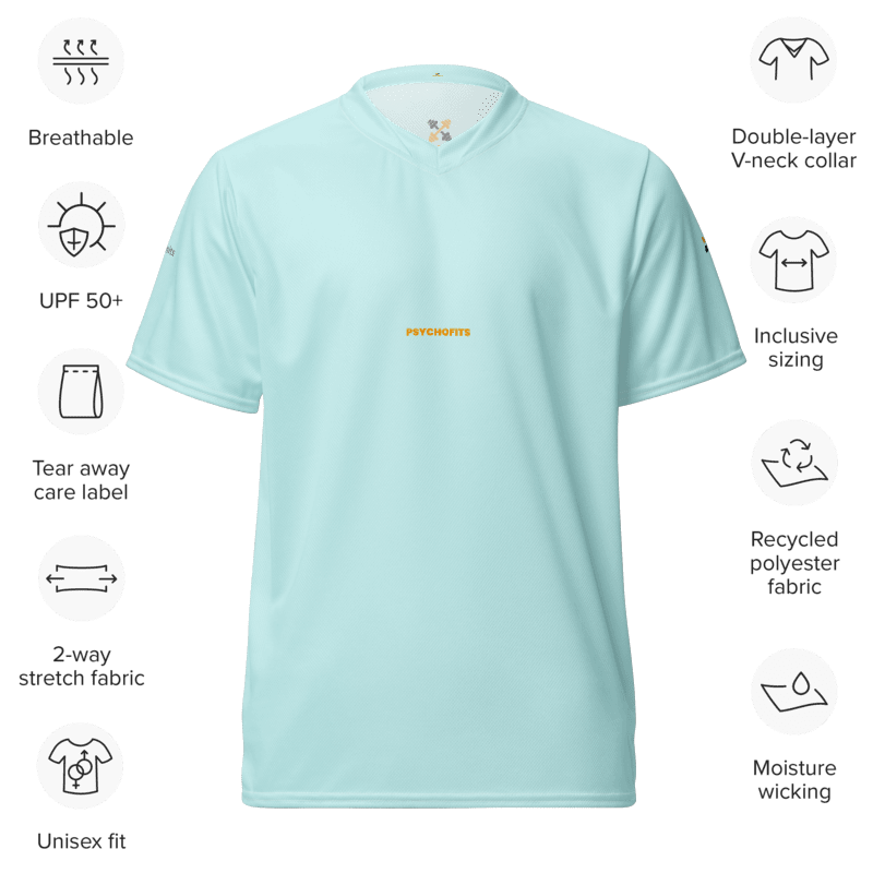 Sporty Kicks Unisex Jersey: Playful and Powerful Sport Shirts - Psychofits