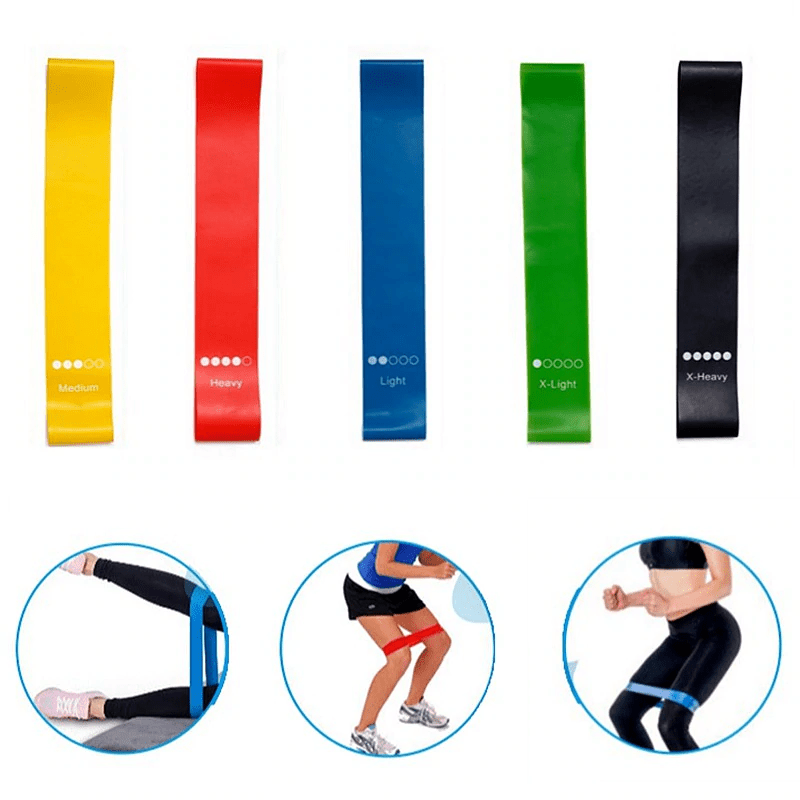Yoga Resistance Bands – Elastic Fitness Set - Psychofits
