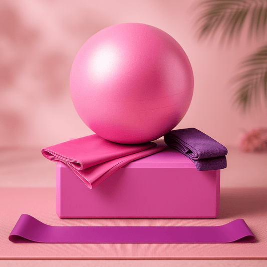 Ultimate Yoga Fitness Kit: Ball, Block, Strap—Strength, Flexibility, Confidence! - Psychofits
