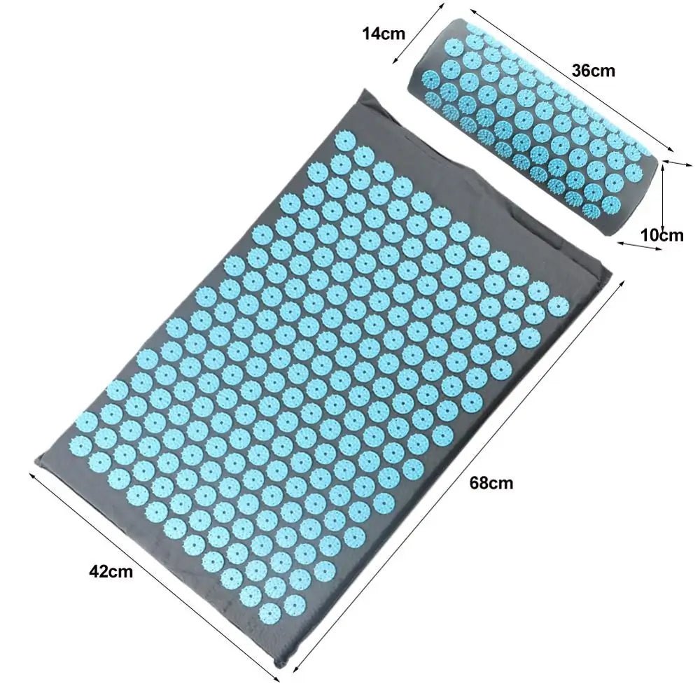 Acupressure Yoga Mat & Massage Cushion Set - Psychofits