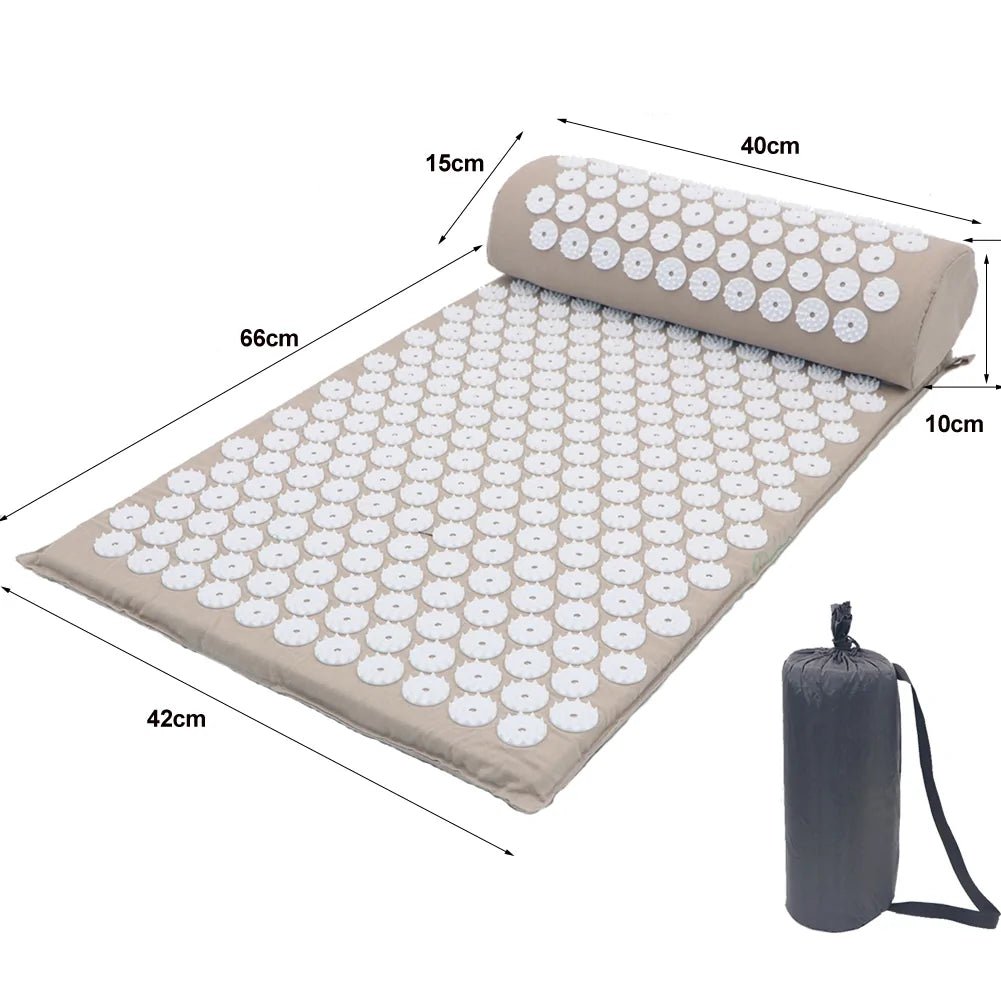 Acupressure Yoga Mat & Massage Cushion Set - Psychofits