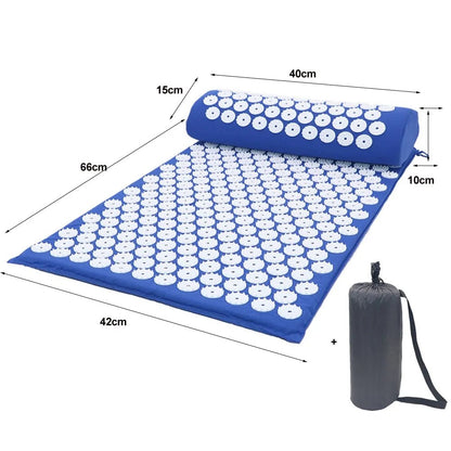 Acupressure Yoga Mat & Massage Cushion Set - Psychofits