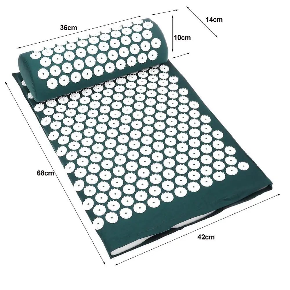 Acupressure Yoga Mat & Massage Cushion Set - Psychofits